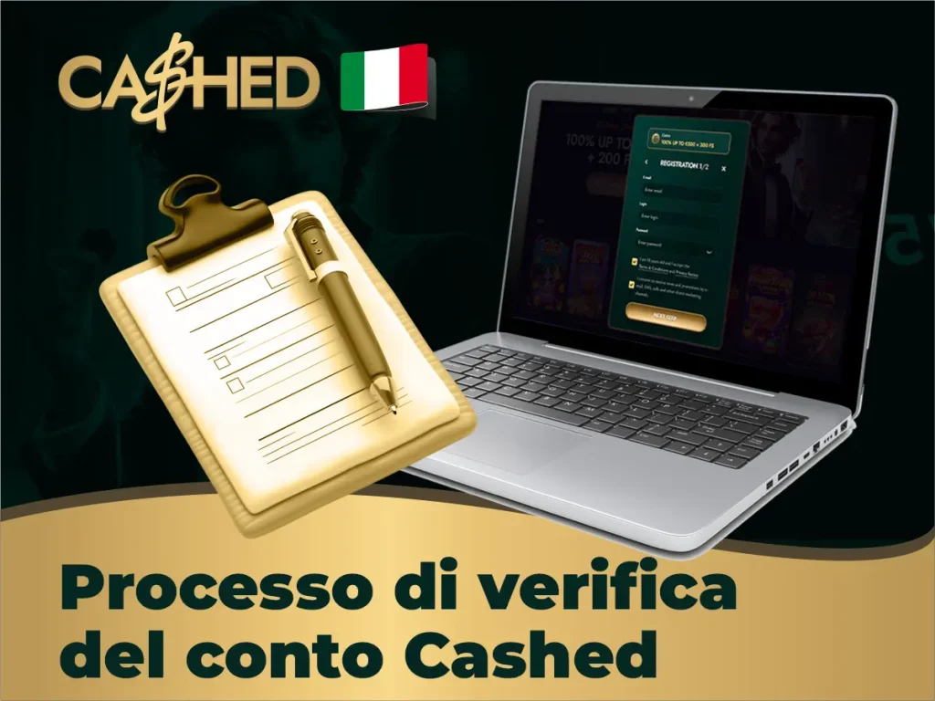 Processo di verifica del conto Cashed